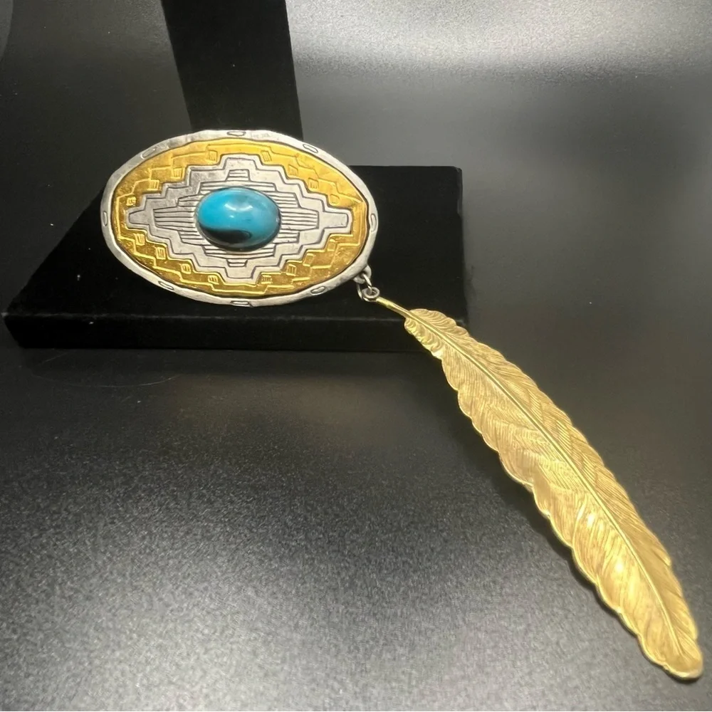 JJ Jonette bolo tie / brooch pin. Vintage and rare